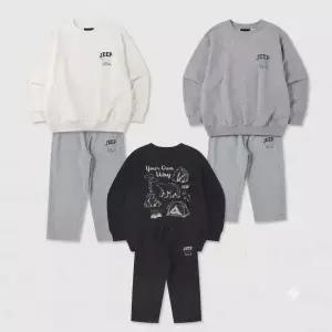 [롯데백화점]지프 스몰 베어 상하 트레이닝 세트 KR3TSU891 SET