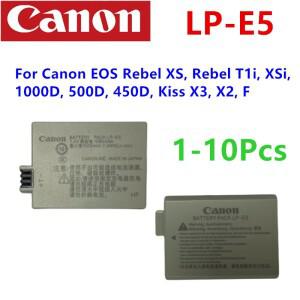 캐논 EOS Rebel XS T1i 1000D 500D Kiss X3 X2 F 디지털 카메라용 새 LP-E5 LP E5 배터리