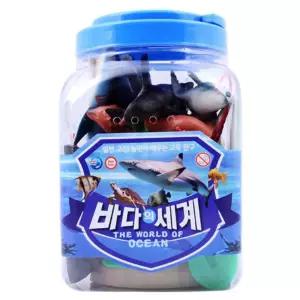 바다의 세계 물고기 인형 모형 어린이 장난감 피규어 상어 고래 바다생물 해양 바다 동물