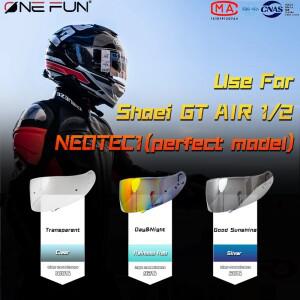 SHOEI 호환 GT Air Neotec CNS-1 TC-5 2 바이저 바이크 오토바이 헬멧 렌즈 UV 보호 안티 스크래치 용