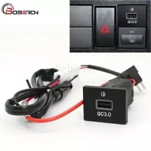 12V/24V 자동차 QC3.0 USB 충전 포트 퓨즈 박스 소켓 빠른 전화 충전기 어댑터 포드 포커스 액세서리에