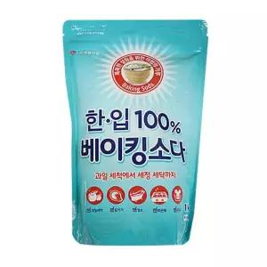 베이킹소다 빨래 세탁 1KG 생활건강 한입100%
