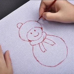 [HU2] 스티치패브릭 천 바느질 공예 자수 취미 여가 디자인