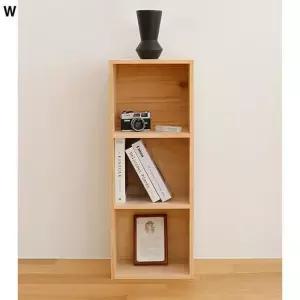 [RGL64NR1]고급 편백나무원목 DIY3단책장 330 원목책장