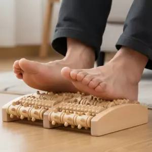 대나무 발지압판 발지압매트 지압매트