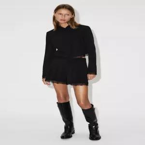 [매장정품] ZARA 레이스 크롭 블레이저 - 블랙 7959/827/800 7959/827