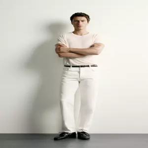[100%정품인증] ZARA JEANS STRAIGHT FIT - 화이트 8062/430/250