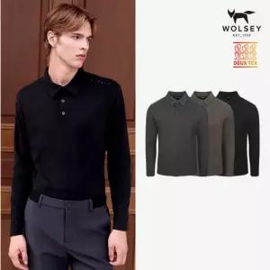[WOLSEY] 26FW 울시 남성 듀스텍스 카라 티셔츠 3종