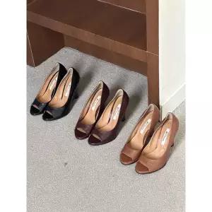 포인트 토오픈 하이힐 여성 샌들힐 126991