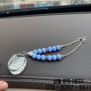 무슬림 그린 비즈 크리스탈 두아 여행용 자동차 펜던트 라마단 선물