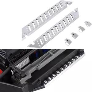 ZRRC 5 트랙사스 X-MAXX 8S용 파손 7075 알루미늄 섀시 너프 바 CNC 사이드 스텝 레일 록 슬라이더 로커