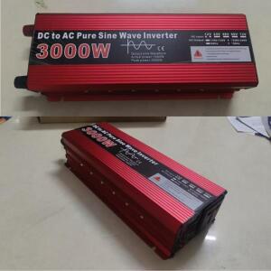 3000W 12V 24V 220V  정현파 인버터 DC 12V AC -240V 50Hz 휴대용 전원  변환기 차량용