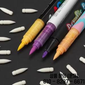 유니버설 아크릴 마커 펜 리필 교체용 코어 드로잉 끝부분 팁 쓰기용 그림 학용품 문구류