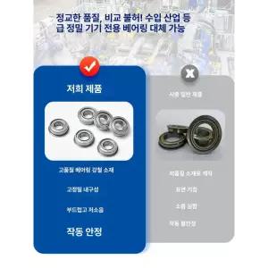 세라믹 베어링 워터 하이브리드 질화 및 휠은 부드러운