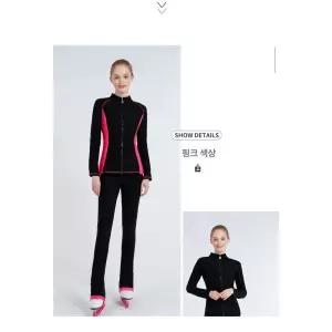 피겨 연습복 스케이트 재킷 훈련복 날쌤 대회 운동복