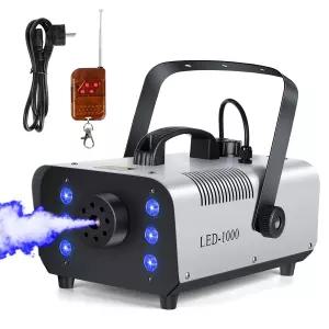 1000W RGB LED 포그 머신 DMX512 무선 리모컨 스모크 DJ 무대 조명