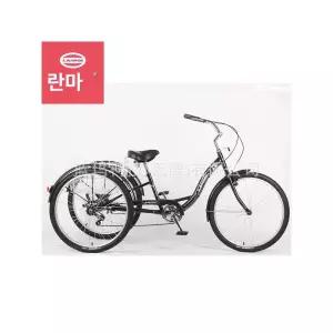 성인 세발 자전거 장보기 리어카 삼발이 어른용 바구니
