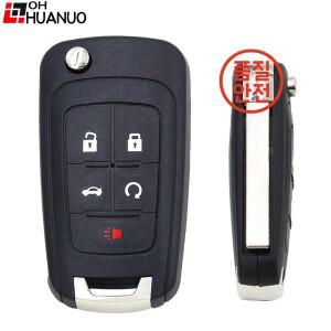 CHEVROLET Cruze Aveo Camaro Equinox Malibu Spark Volt HU100 용 5 버튼 원격 키 케이스 Fob 쉘