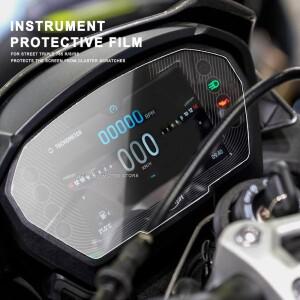 스트리트 트리플 765 RS / Moto2 2023+ 17-23 R/S/RS 용 오토바이 스크래치 클러스터 스크린 HD 계측기 보