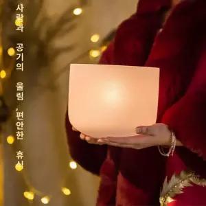 요가원 크리스탈싱잉볼 세트 힐링곡 실리콘패드 좌종 명상