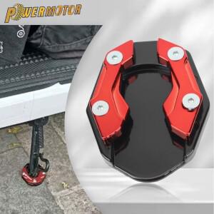 야마하 NMAX125 스쿠터 오토바이 사이드 스탠드 확장 패드 CNC 알루미늄 플레이트 액세서리