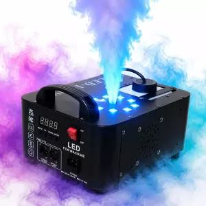 1500W 수직 상하 분사 포그 머신 RGB LED DMX512 DJ 무대 연기 발생기
