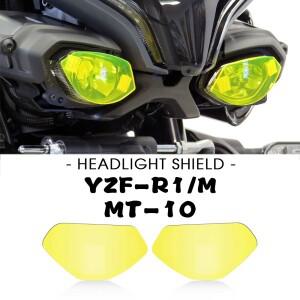 야마하 YZF-R1 MT10 헤드라이트 보호 필름 R1 MT 10 YZF 오토바이 렌즈 쉴드