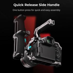 스몰리그 호크락 H21 퀵 릴리즈 사이드 핸들 (퀵 NATO 레일 핸드그립 포함) DSLR 카메라 케이지 키트 마운