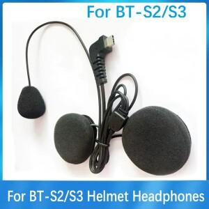 BT-S2 오토바이 블루투스 인터콤 인터폰 Type-C 오픈/페이스 헬멧 용 USB 이어폰 마이크 스피커