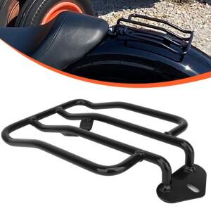 오토바이 블랙 수화물 랙 후면 솔로 시트 펜더 선반 Harley Sportster Iron XL 883 1200 2004-2021