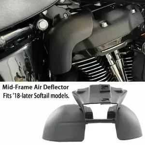 Harley Softail 브레이크 아웃 스트리트 밥 팻 로우 라이더 FXBR 201824 용 오토바이 열 실드 미드 프레임