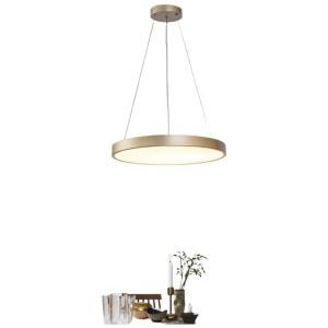 골드프레임 원형 링 LED 팬던트 식탁등 40cm 백색광 거실 주방 카페 서재 인테리어 무드등 천장등 현대적 럭셔리