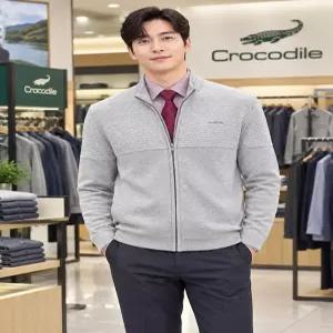 [크로커다일남성]그라데이션 풀집업 가디건 CDAAAKJ33729330_SH