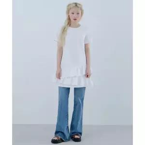 매장정품 게스 GUESS OQ2W5796 2color 밑단 프릴 반팔 원피스 6034920