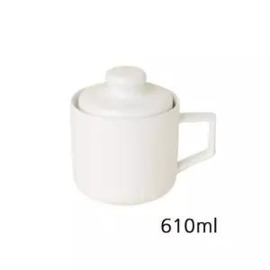 1인용 도기 밥솥 610 ml 계란찜 전자렌지찜기 전자레인지 찜 솥