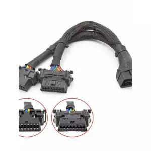 OBD2 수 암 익스텐션 스플리터 케이블 연장 어댑터
