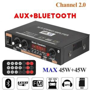 이동식앰프 스피커 G30 오디오 45WX2 가정용 FM 디지털 스테레오 HIFI TF USB 우프 차량용 채널 서브 AUX 블루투스