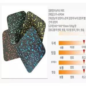 러닝 머신 매트 워킹 및 헬스장 클럽용 무소음 방음