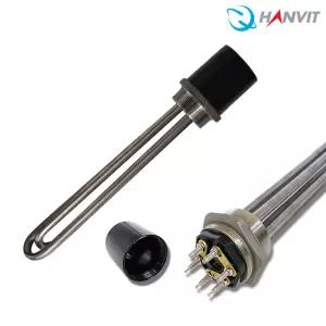 뛰어난 내구성 투입 수중히터 2인치 220v 300mm 3kw 콘센트미부착형/물히터 히터봉 온수히터 돼지꼬리히터