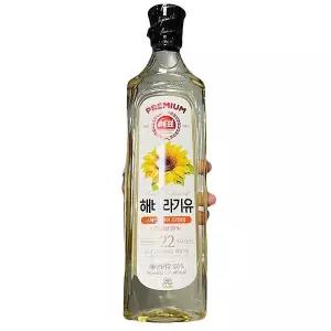 해표 해바라기유900ml x 1개