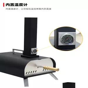 화목 난로 장작  야외 피자 오븐 목재 펠릿 그릴 가정용 수동 회전식 베이킹 킬른 스테인리스 스틸