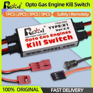 trx4 브롱코1/2/3/5PCS Rcexl Opto 가스 엔진 킬 스위치 V2.0 RC 가스 모터 비행기 고정 날개 비행기 점화