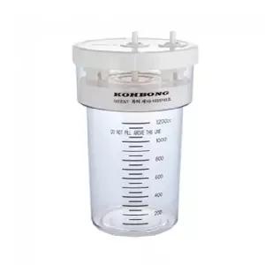 J1 1 G31070 고봉 석션기 토마스유리병 의료용 병·뚜껑 세트 800ml