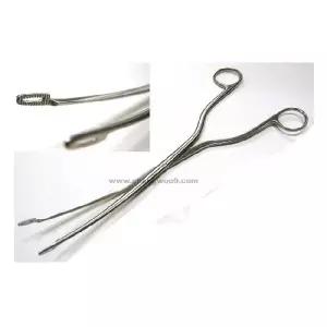 장우Kasco 플라센타 포셉 Placenta Forceps 6mm25 4cm G38 1202 의료용 수술기구