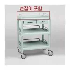 K19402 드레싱카 NEW UTILITY CARTS Y 201H 655X455X830 의료용 손잡이포함 카트