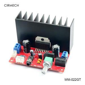 CIRMECH TDA7377 2.0 채널 앰프 단일 전원 DC 12 30W 컴퓨터 두 스피커 오디오 보드