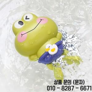 14세 이상 목욕 장난감   떠다니고 수영하는 시계태엽 개구리