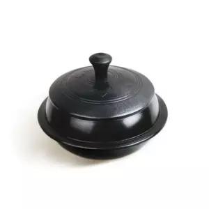 보고나라 전통 시골 무쇠 가마솥 통주물 냄비 14cm 1 2인용 (DB)