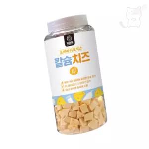 서지스토어 자연애 프리바이오틱스 칼슘치즈 450G 강아지간식 애견최애간식