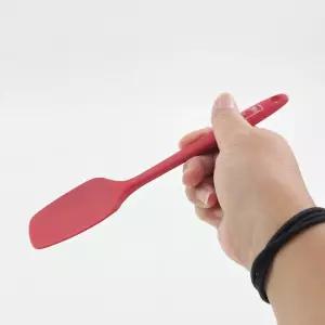 일체형 실리콘 주걱 라운드 (미니) 스내지 베이킹 이유식 쿠킹 실리콘 스파츌라 볶음주걱 색상랜덤